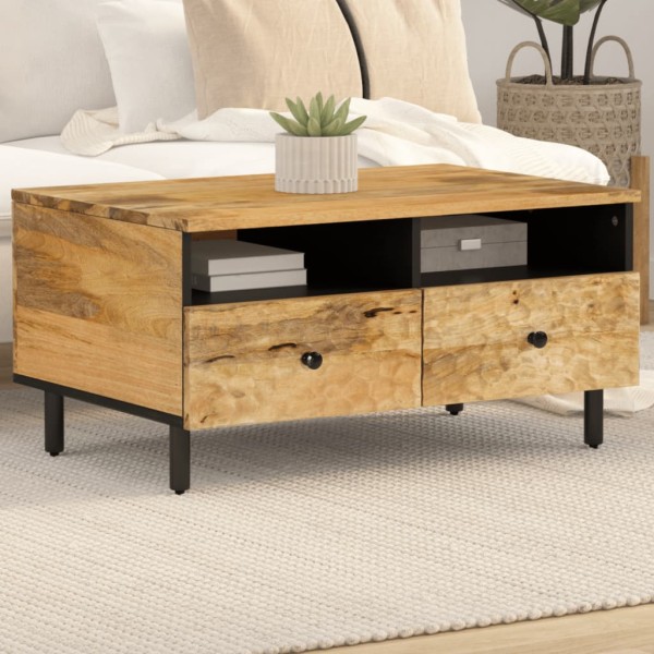 Coffee table, 80x54x40cm, solid mango wood