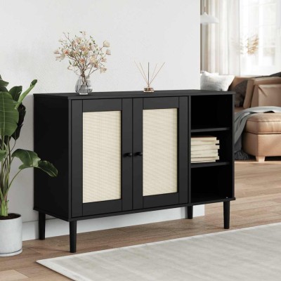 Side cabinet SENJA, black,...