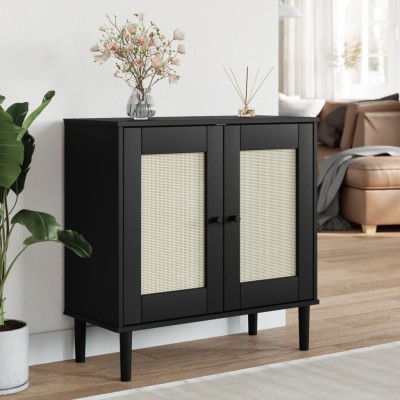 Side cabinet SENJA, black,...