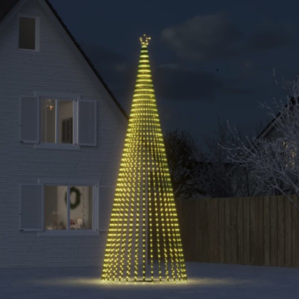 LED Christmas tree 1544 LEDs Warm White 500 cm