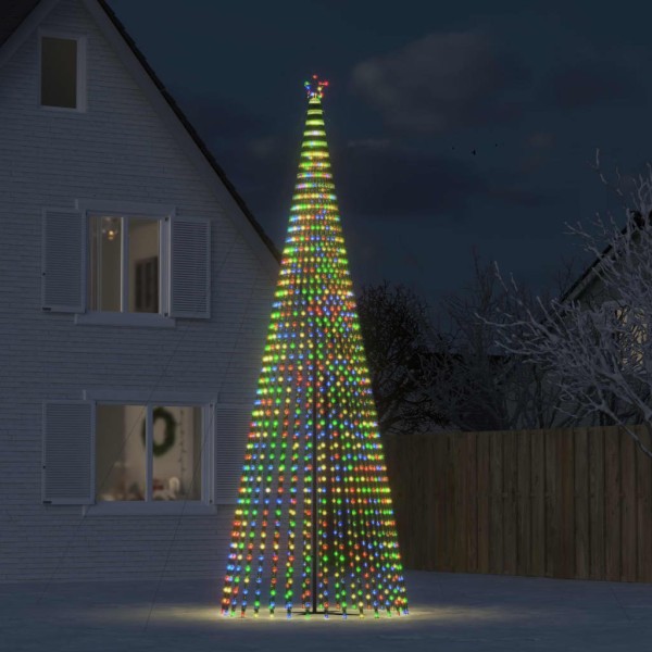 LED Christmas tree 1544 LED Colorful 500 cm