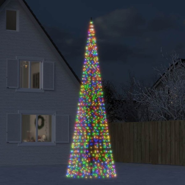LED Christmas tree 1534 LED Colorful 500 cm