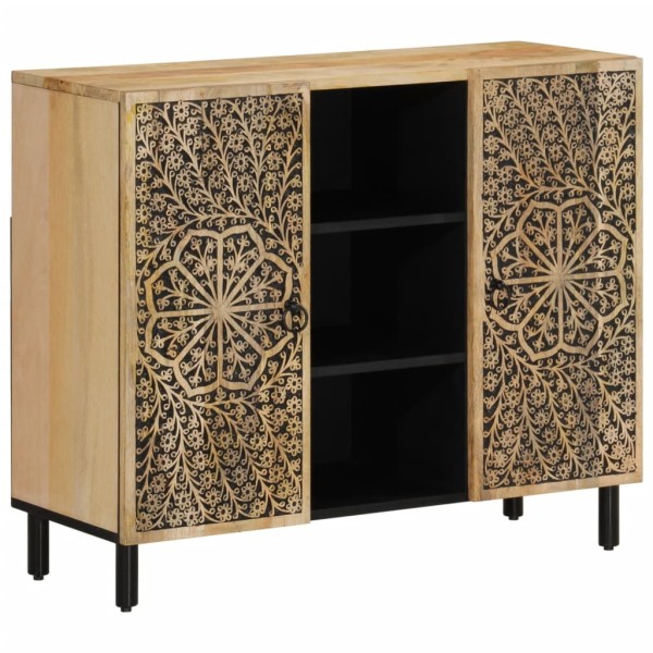 Side cabinet, 90x33x75cm, solid mango wood