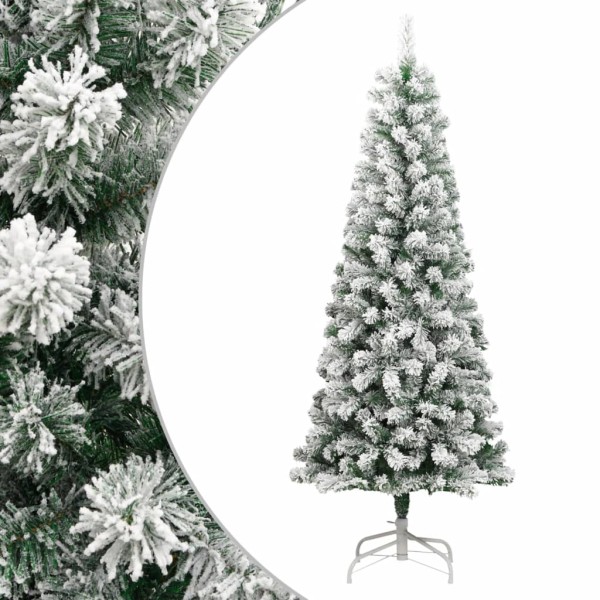 Artificial Christmas tree with articulated branches, 240cm, snow-covered