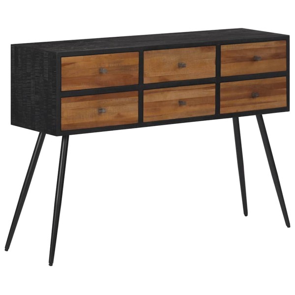 Console table with drawers, 116x30x76cm, teak