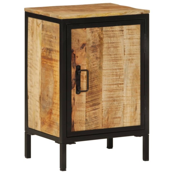 Bathroom cabinet, 40x30x60cm, solid mango wood and iron