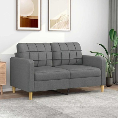 Dvivietė sofa, tamsiai...