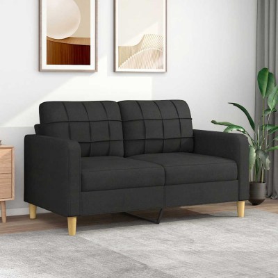Double sofa, black, 140cm,...
