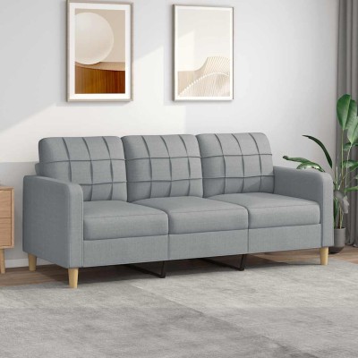 Three-seater sofa, light...