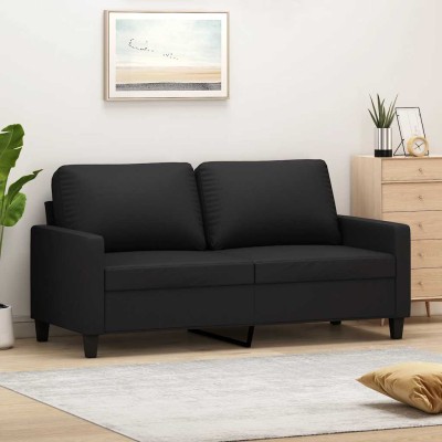 Double sofa, black, 140cm,...