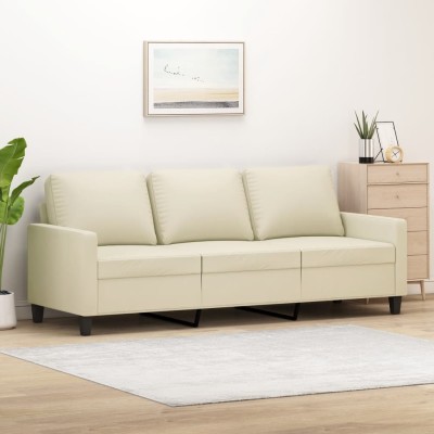Three-seater sofa, cream...