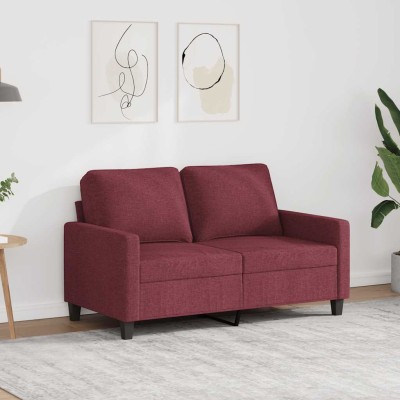 Dvivietė sofa, raudonojo...