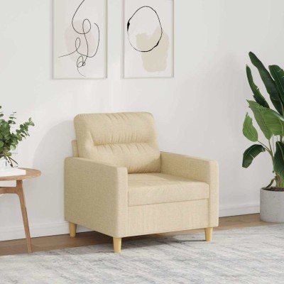 Armchair, cream color,...