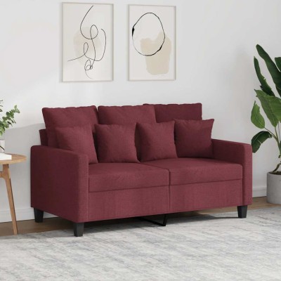 Dvivietė sofa, raudonojo...