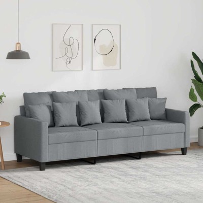 Three-seater sofa, light...