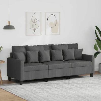 Three-seater sofa, dark...
