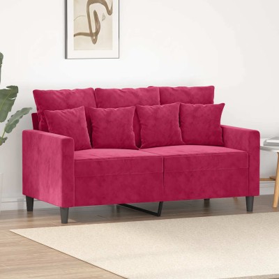 Dvivietė sofa, raudonojo...
