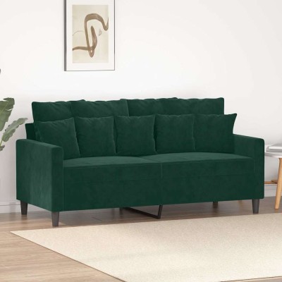 Dvivietė sofa, tamsiai...