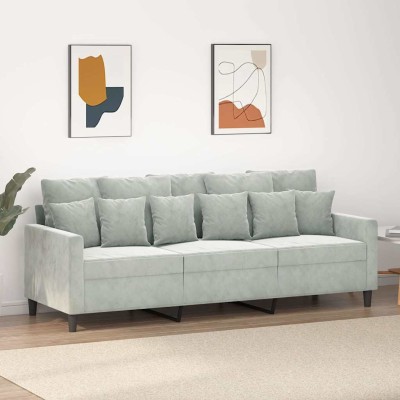 Three-seater sofa, light...