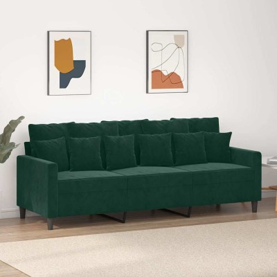Three-seater sofa, dark...