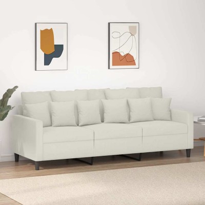 Three-seater sofa, cream...