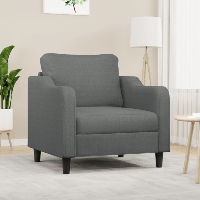 Chair, dark gray, 60cm, fabric