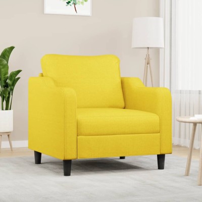 Armchair, light yellow,...