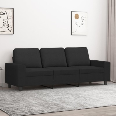 Trivietė sofa, juodos...