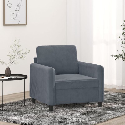 Armchair, dark gray, 60cm,...