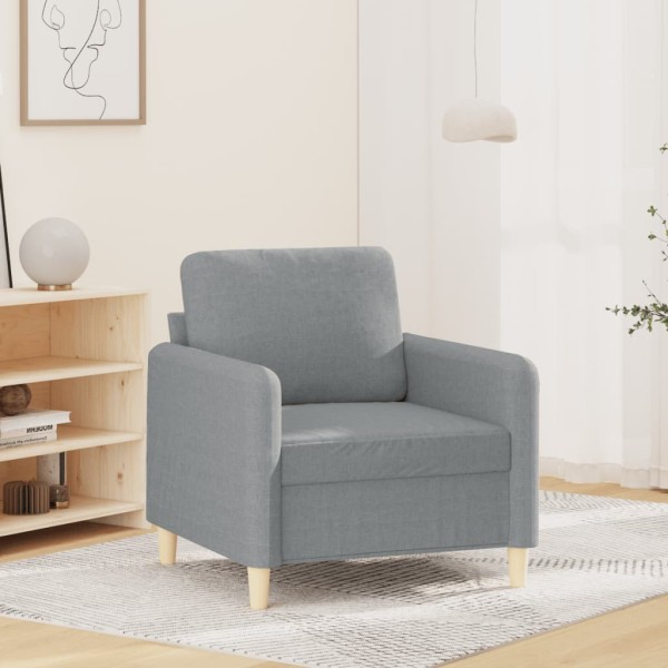 Chair, light gray, 60cm, fabric