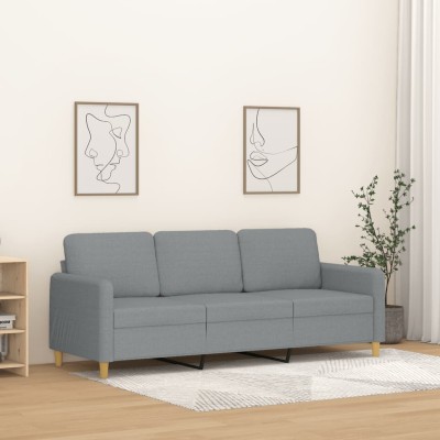 Three-seater sofa, light...