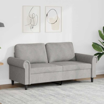 Double sofa, light gray,...