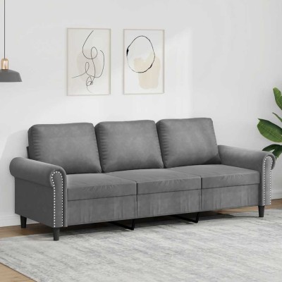 Three-seater sofa, dark...