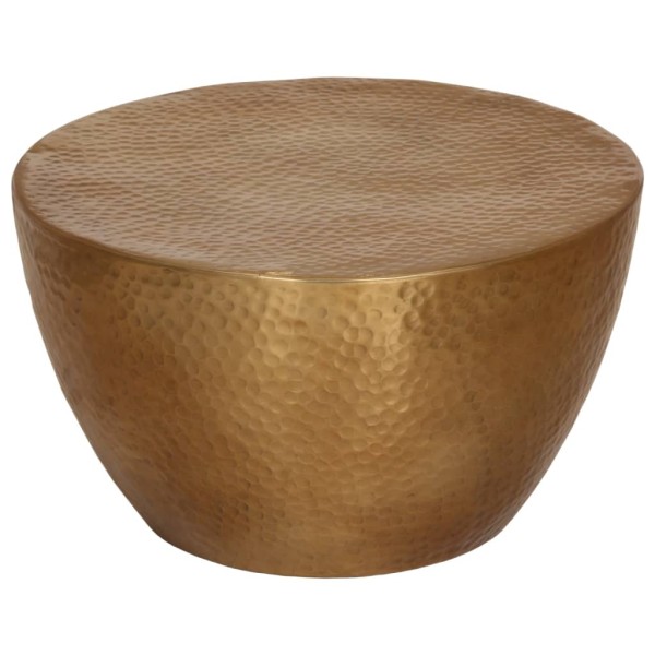 Coffee table, brass color, 50x30cm, forged aluminum