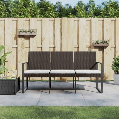 Triple garden bench with...