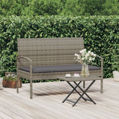 Garden bench with cushion,...