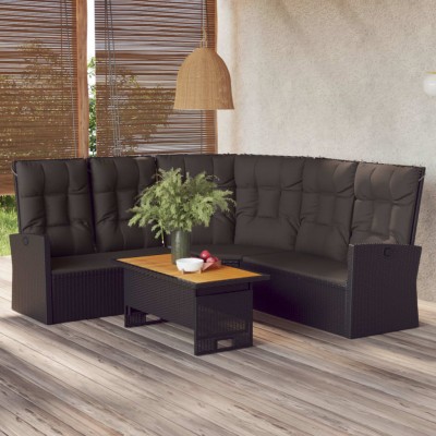 Reclining corner sofa with...