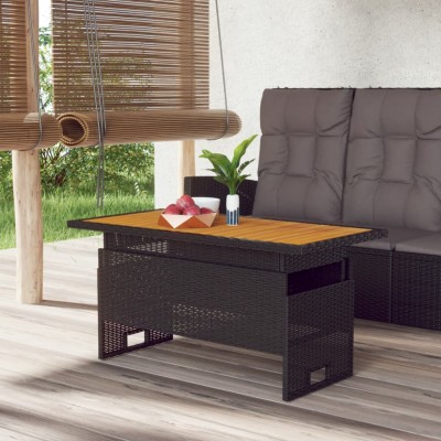 Garden table, black,...