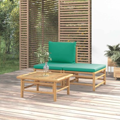 Garden set with green...