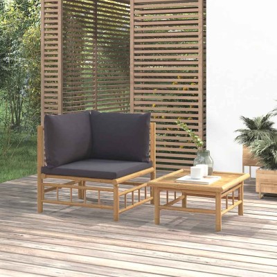 Garden set with gray...