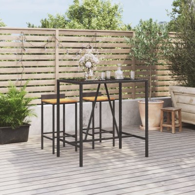 Table with glass top,...
