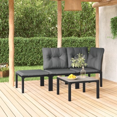 Garden set, 4 parts, black...