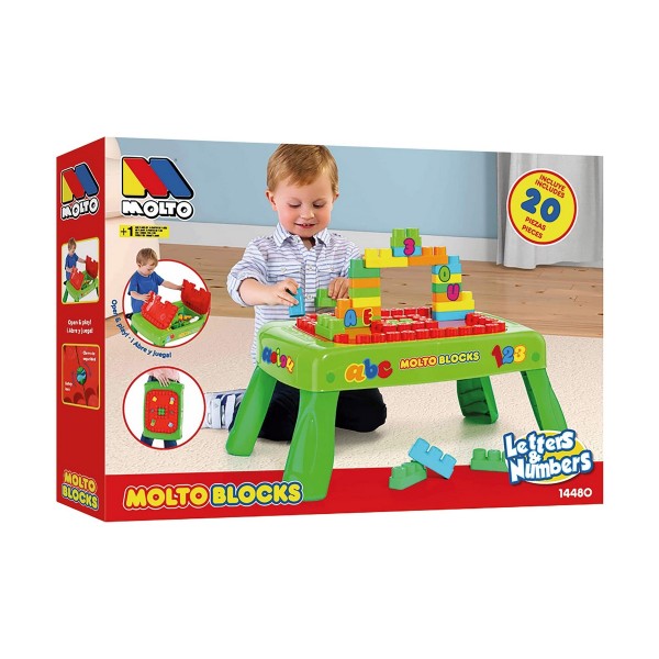 Интерактивная игрушка Moltó Blocks Desk 65 x 28 cm