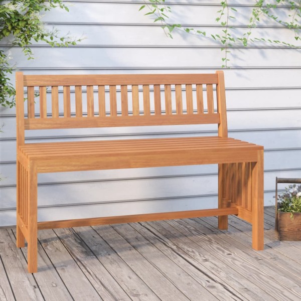 Garden bench, 110 cm, solid eucalyptus wood