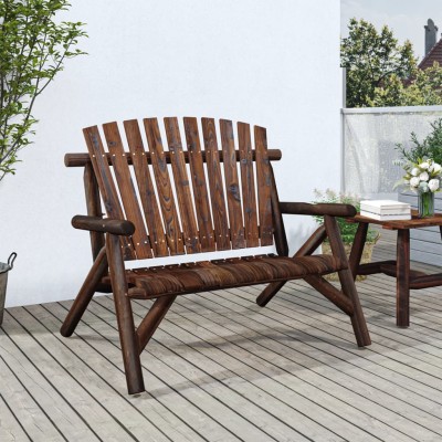 Double garden bench,...