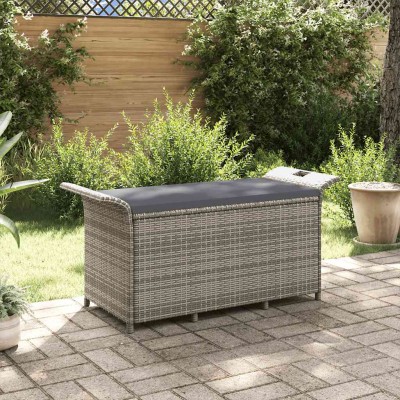 Garden bench with cushion,...