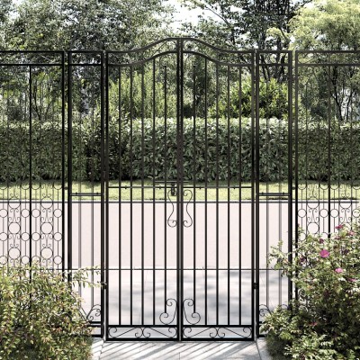 Garden gate, black,...