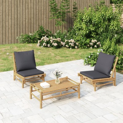 Garden chairs with dark...