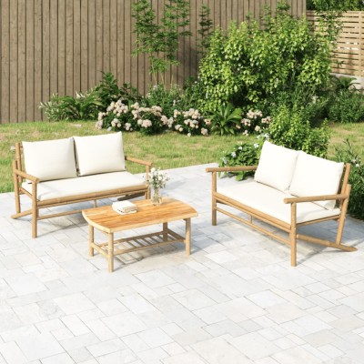 Garden set with cream...