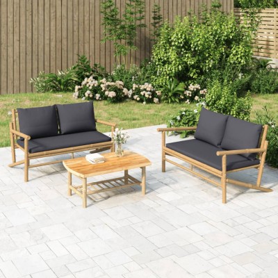 Garden set with gray...
